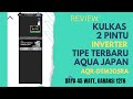 Kulkas 2 Pintu Terbaru AQUA JAPAN AQR-DTM305RA Inverter || Kulkas 2 Pintu Hemat Listrik