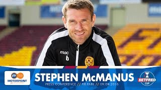 PRESS | Stephen McManus pre Celtic