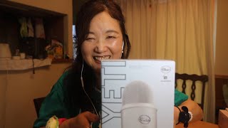 【ASMR】ついに自分のBlue Yetyを手にする★開封の儀🌈ファンネーム募集 The ceremony of opening my own Blue Yeti. A happy moment.