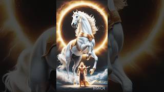 Most beautiful horse🐴🔥💯unicorn colours drawing#unique horse#white House#aifusion#fusion#hybrid