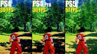 Dragon Ball Z: Kakarot Next Gen Update PS4 vs. PS4 Pro vs. PS5 Comparison