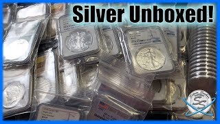 HUGE Silver Unboxing!  Lots of Slabs!!!