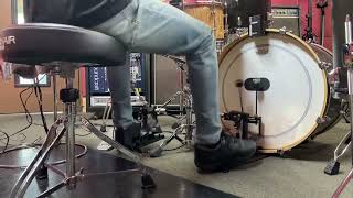 【ドラム】340BPMのツーバス ヒール＆トゥ奏法 double Bass drum heel-toe technique