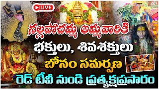 LIVE : Nalla Pochamma Ammavaru | నల్లపోచమ్మ అమ్మవారికి భక్తులు,శివశక్తులు బోనం సమర్పణ Red Tv Bhakthi