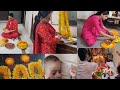 Diwali Special Vlog ❣️3 Se 4 हो गये इस दिवाली Foolo Se महक उठा पूरा घर🥰Devu So Gaye Puja Time🥰