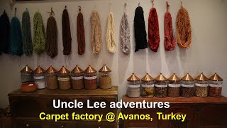 Uncle Lee tours a carpet factory in Avanos village, Turkey