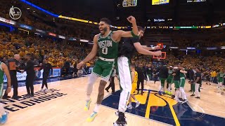 FINAL SECONDS Boston Celtics advance to NBA Finals after sweeping the Pacers