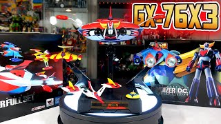 GOLDORAK GRENDIZER GX 76X3 SPAZER Full Set - Review FR