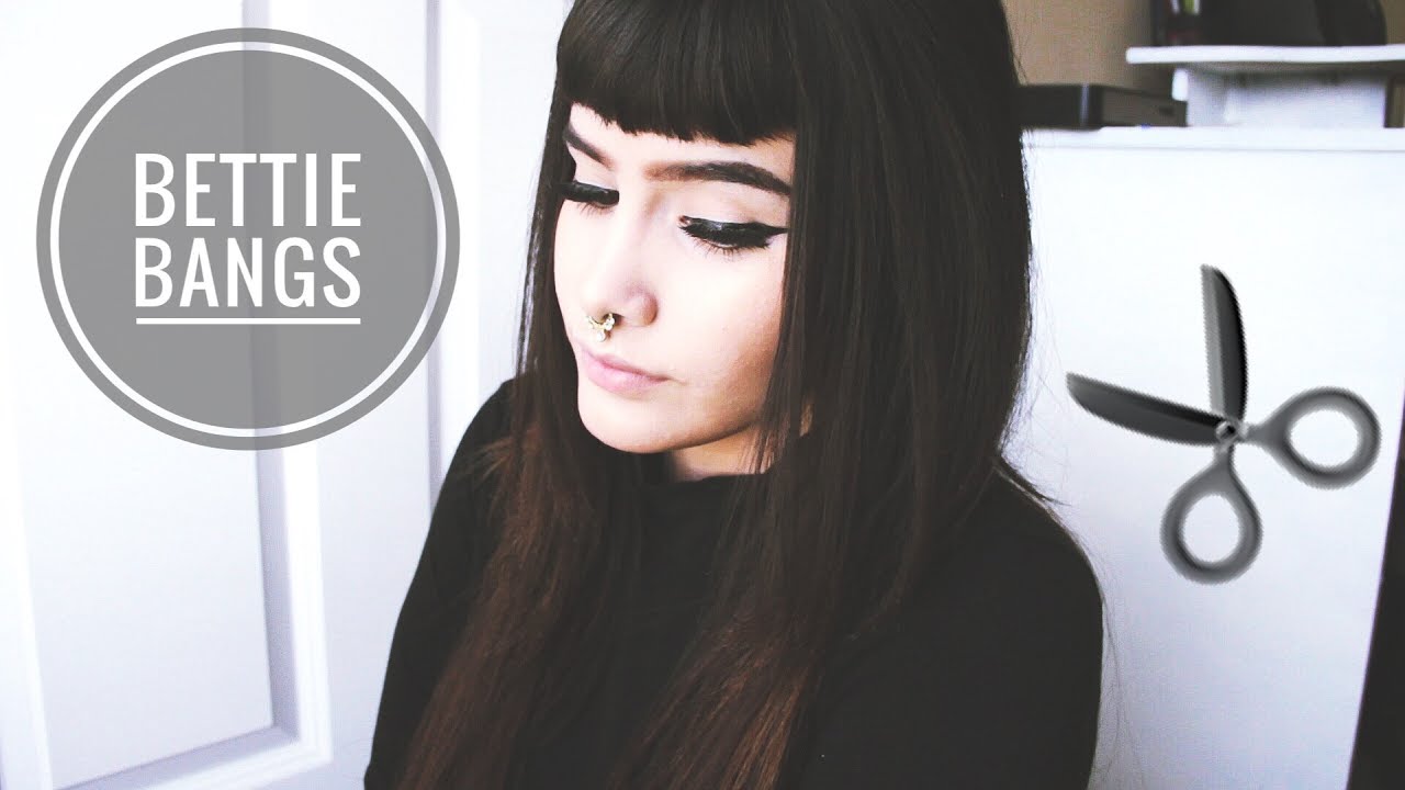 How I Cut My Bangs Youtube