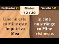 7 versete biblice de memorat 📖 (săptămâna 21, v. 141-147)