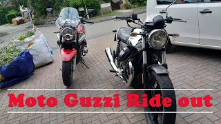 Guzzi Breva 1100 and V7 750 ride out #bike #vlog #biker #motorcycle #motovlog #bikelife #BrevaV1100