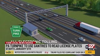 PA Turnpike to launch open road tolling in 2025