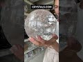 big crystal ball 💎 clear quartz crystal