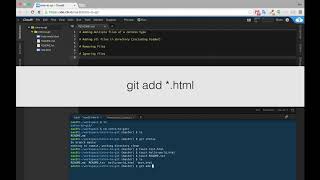 Git - Add Files of a Certain Type