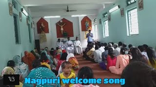 Sadri welcome song...for  Fr.Rabi Das......Aj hamar majhe mandar baje la...