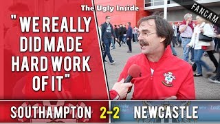 "We really did make hard work of it" | Southampton 2-2 Newcastle United | The Ugly Inside