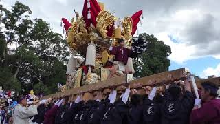 長目区　福崎　熊野神社宮入ノーカット　2018（平成30年）