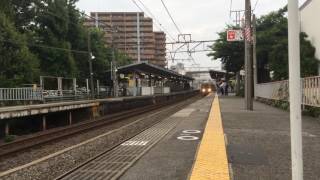 207系快速 高速通過@野崎駅