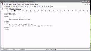 jQuery Tutorial 5 Inline External Scripting