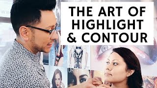 How to Highlight and Contour Different Face Shapes | Bridal Seminar Pt. 4 | mathias4makeup