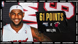 LeBron Scores Career-High & Miami Heat Record 61 PTS | #NBATogetherLive Classic Game