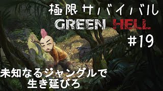 極限ジャングルサバイバル生活始めました【Green Hell(グリーンヘル)】19日目