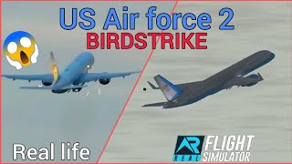 757 AIR FORCE BIRDSTRIKE in RFS !!! + emergency landing | RFS real flight simulator