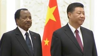 President Xi Jinping gives warm welcome to Cameroonian president in Beijing