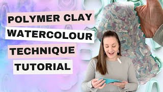 Polymer Clay Watercolour Technique Tutorial