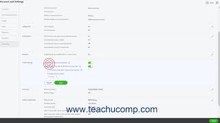 QuickBooks Online Tutorial Time Tracking Settings Intuit Training