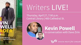 Writers LIVE! Kevin Powell, The Kevin Powell Reader
