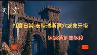 天堂2M：安塔瑞斯洞穴或象牙塔打寶。傳說職業塔尼亞（魔法砲/鏈鎖劍）。遊戲畫面可放大（手機觀看影片時）不一定都練 有談到合卡問題