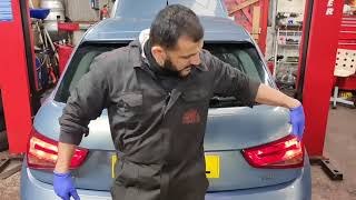 how to replace stop lamp on Audi A1 2013 4K