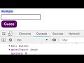 JavaScript Number Guessing Game - JavaScript DOM - learn JavaScript