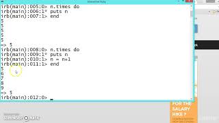 106 Learn python and ruby programming:- Times