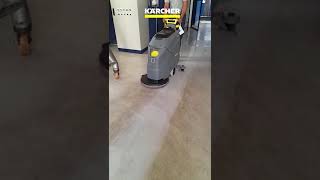 Demostración Fregadora Aspiradora BD 50/50 Karcher en industria