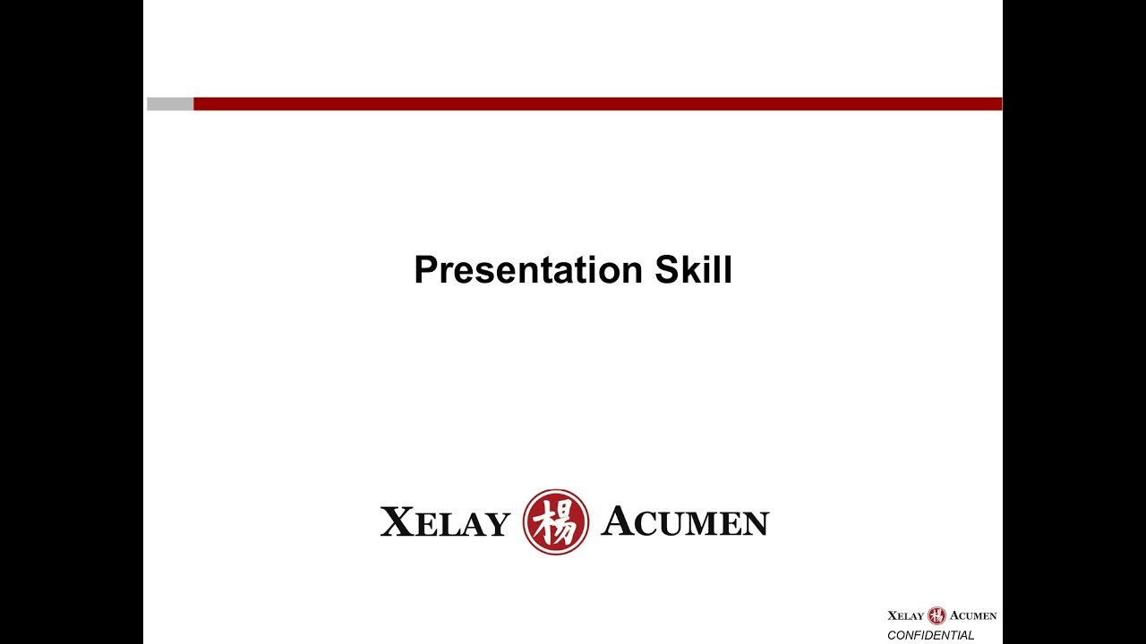 Presentation Skills Youtube