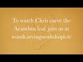 how to draw acanthus leaves for woodcarving