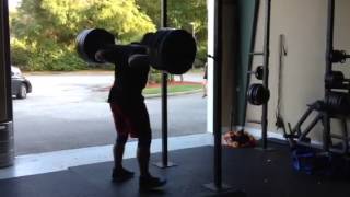 585lbs squat, knee sleeves only