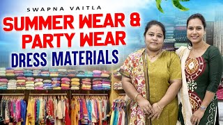 Summer \u0026 Party Wear Dress Materials ||@swapnavaitla ||#youtube #foryou #fun #comedy #love