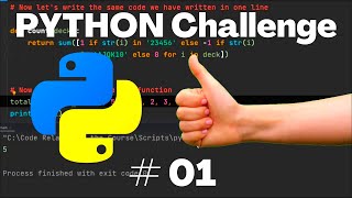 Python Challenge No - 01