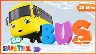 I Am Buster | Busters Rhymes! | Go Buster | Baby Cartoons | Kids Videos | ABCs and 123s