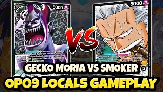 OP09 | Gecko Moria vs Smoker | OPTCG Locals gameplay