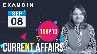 Current affairs September 08th , 2017 – General Awareness GK for IBPS, SBI, SSC Exams