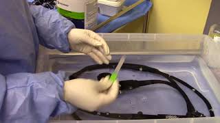 Endoscopy Technician - Using a Channel Cleaning Brush Part 1 | AIMS Education