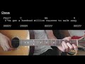 Lady Gaga – Million Reasons EASY Guitar Tutorial With Chords / Lyrics