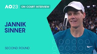 Jannick Sinner On-Court Interview | Australian Open 2023 Second Round