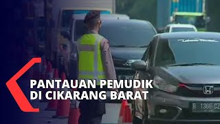 Jumlah Kendaraan Pemudik di Tol Cikarang Barat Mulai Menurun