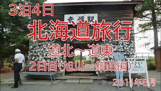 北海道旅行（道北～道東） 2日目（旭川～釧路編） 旭山動物園、ラベンダー畑、幸福駅