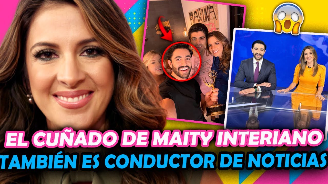 😱🚨El CUÑADO De Maity Interiano También Es CONDUCTOR De NOTICIAS En ...